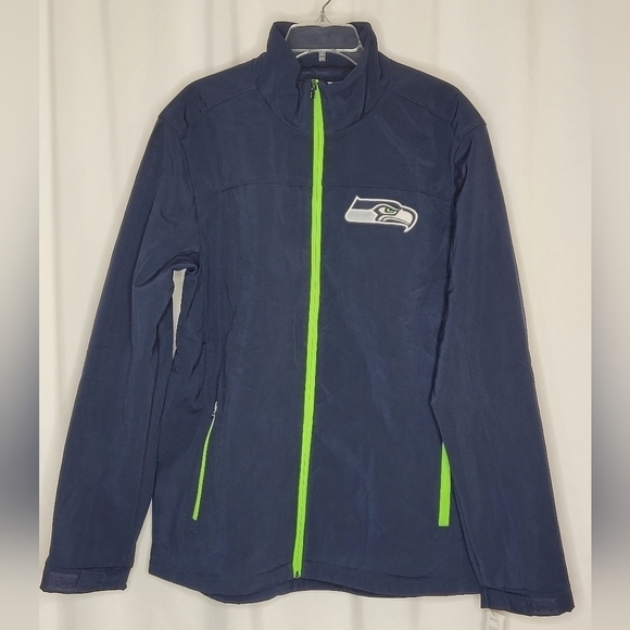NFL Seattle Seahawks Soft Shell Full Zip Jacket - Size XL - Picture 3 of 16